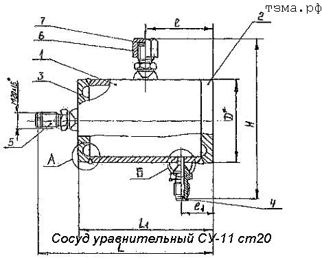 Сосуд уравнительный СУ-11 ст20